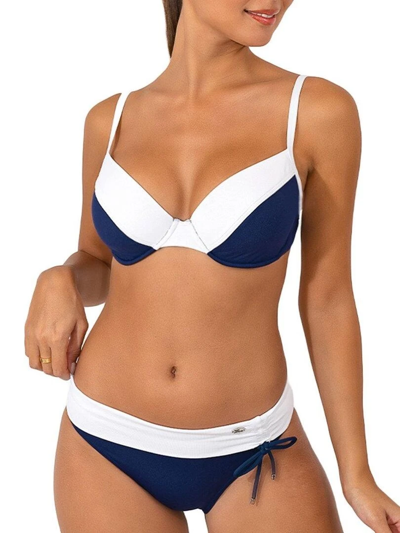 Haut de maillot avec armatures Marine   Bleu