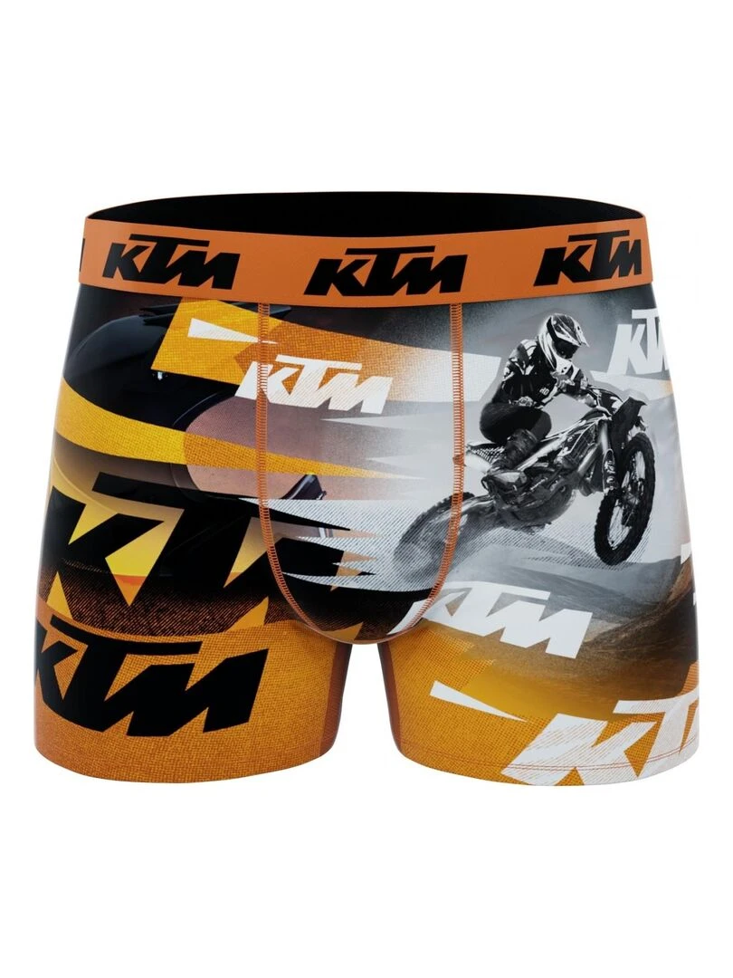 Lot de 3 boxers garçon Ktm   Orange