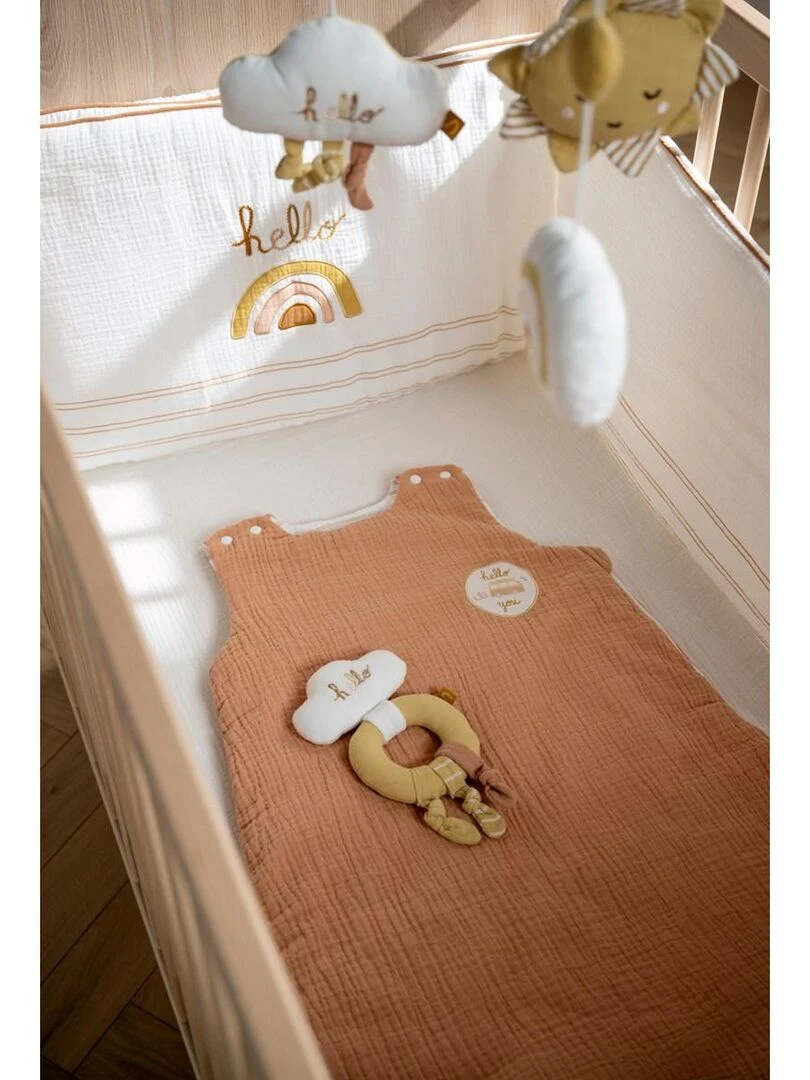 Mobile musical en coton blanc   SAUTHON   Blanc