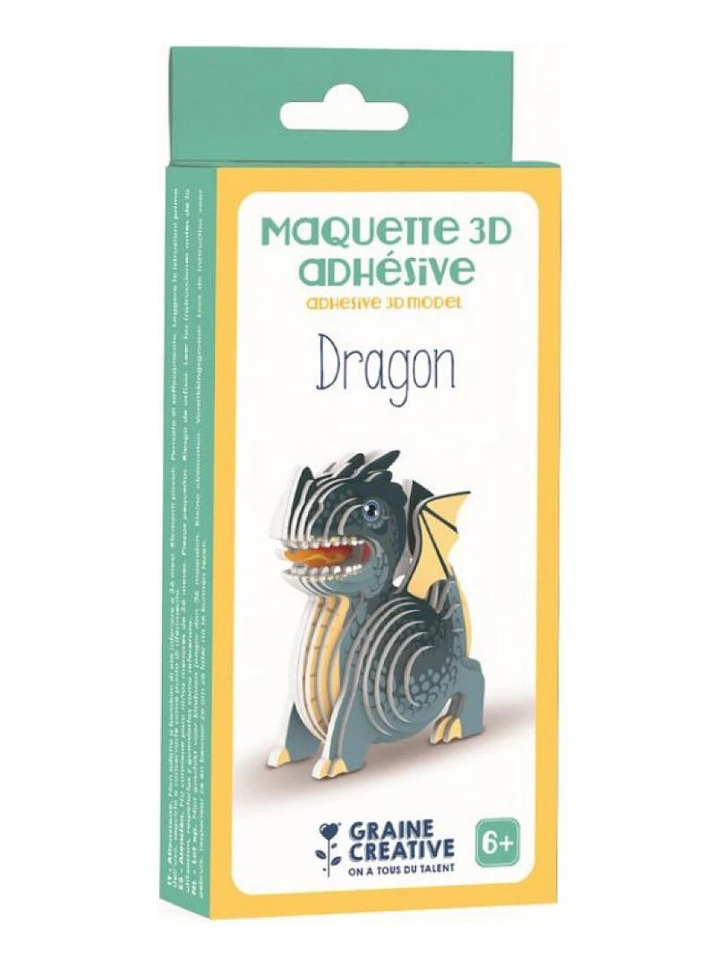 Dragon Maquette en bois 3D mecanique a assembler N/A