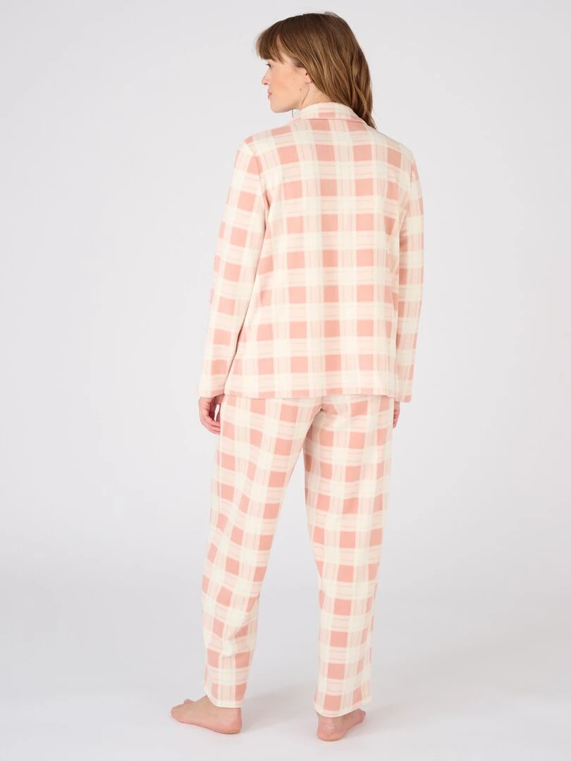 Pyjama maille polaire Thermolactyl   Damart   Rose