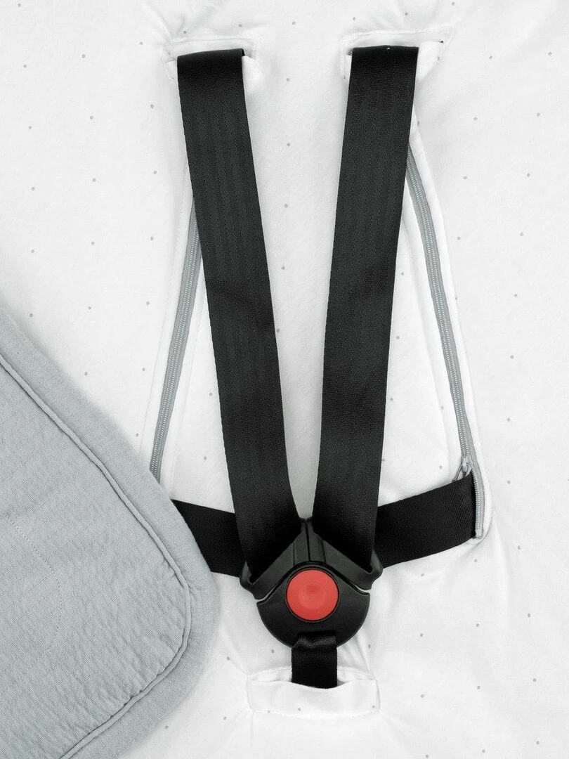 Bemini Nid d'ange BISIDE ouatiné Pady tetra jersey et jersey   Gris