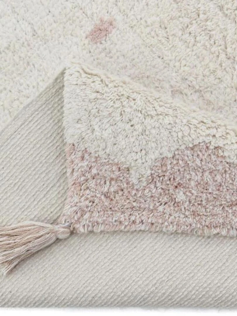 Tapis Rectangulaire Minna Pois Rose (100 X 150 Cm)   Rose