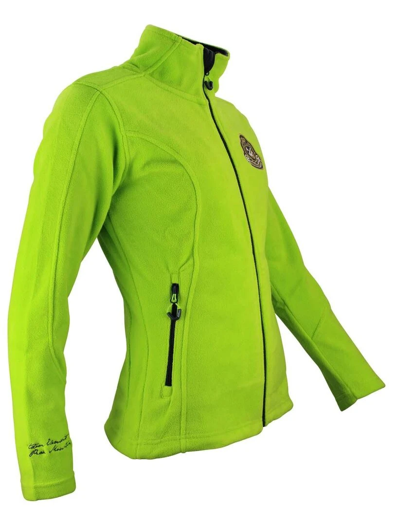 Blouson polaire femme ASAK   Vert anis