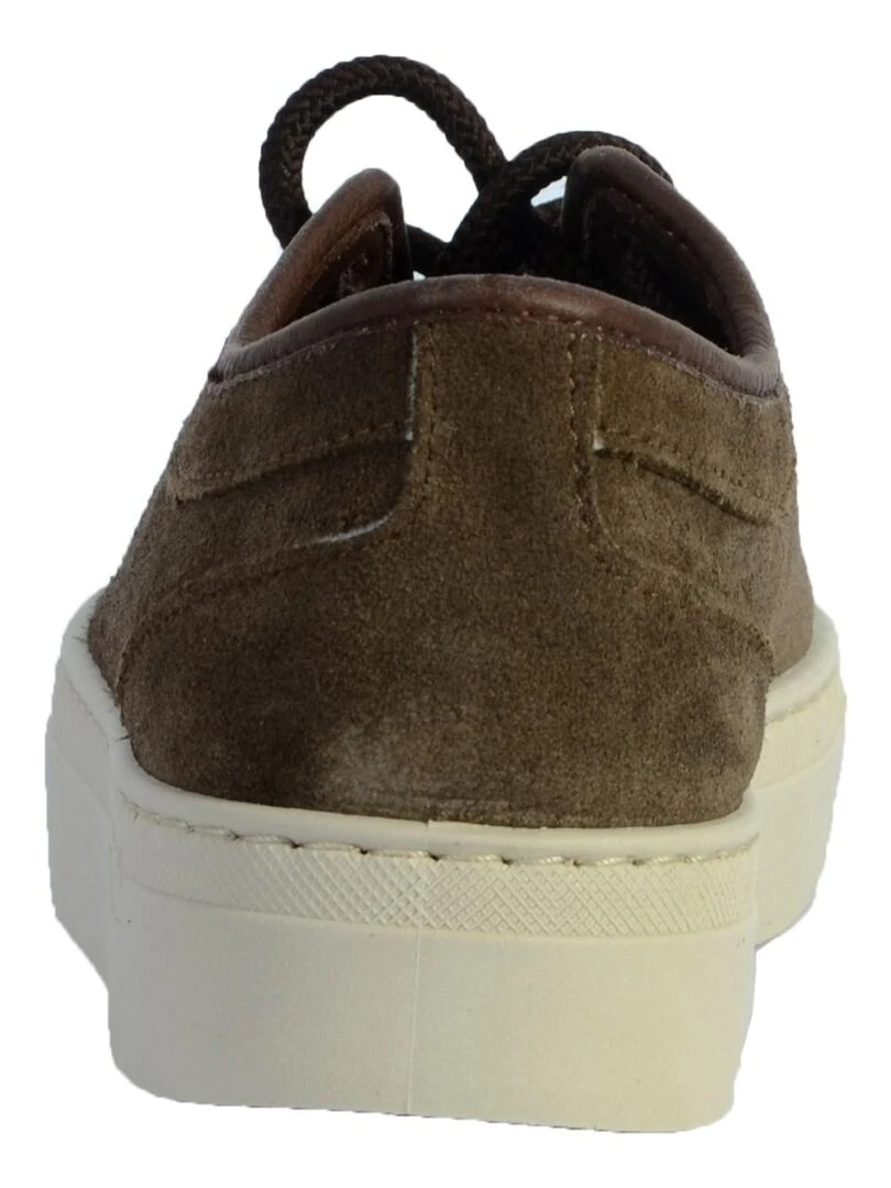 Basket Natural World NW On Suede   Marron