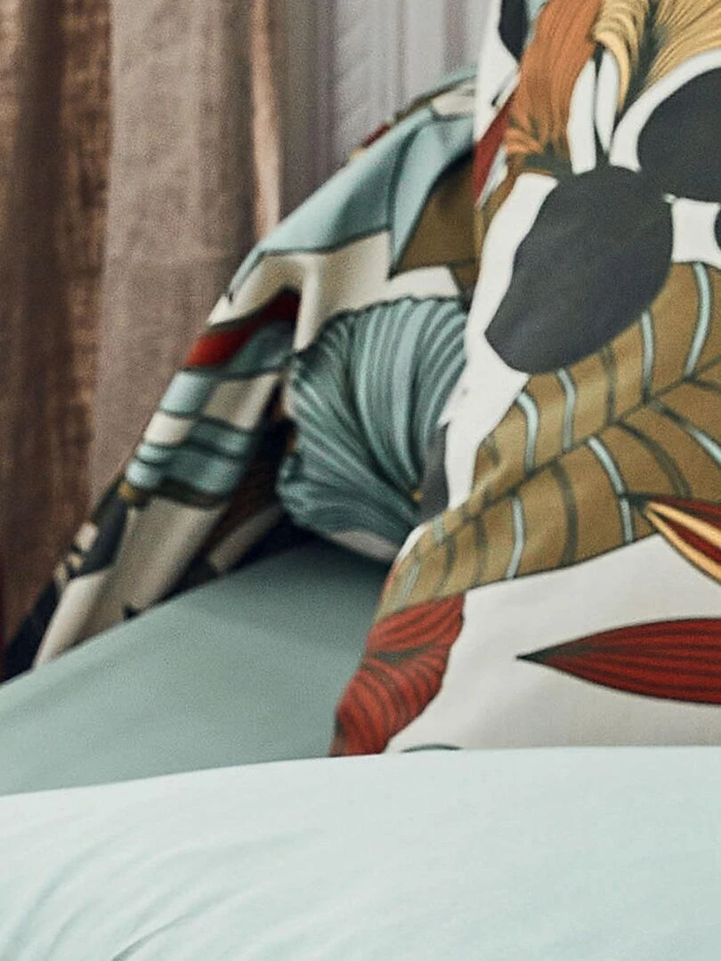 Taie de traversin esprit nature   Vert