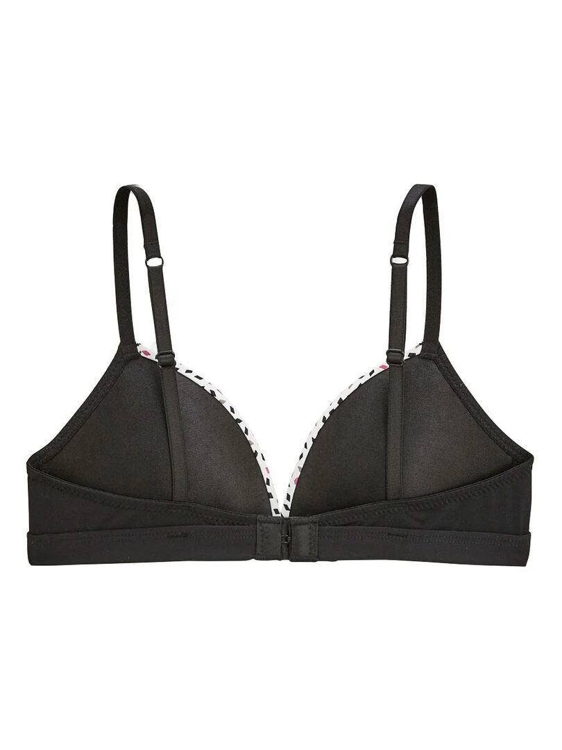 Lot de 2 soutiens gorge souple sans armature Toria   Noir