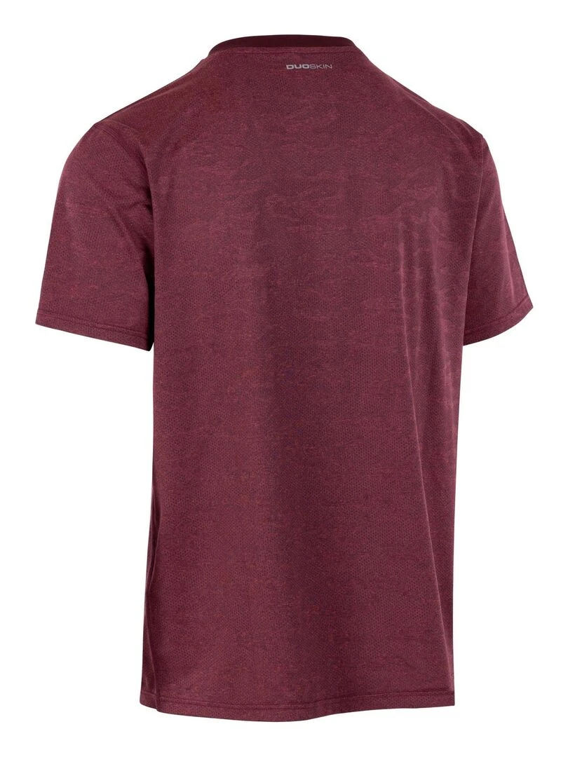 Trespass T shirt TIBER Rouge foncé
