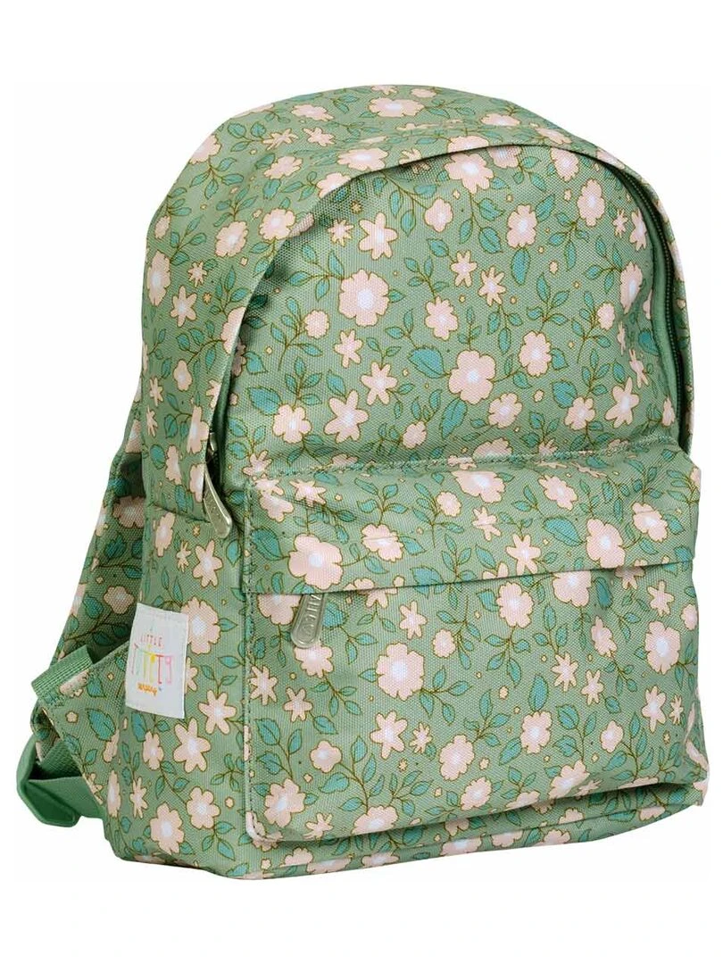 Sac à dos bébé Fleurs sauge Vert