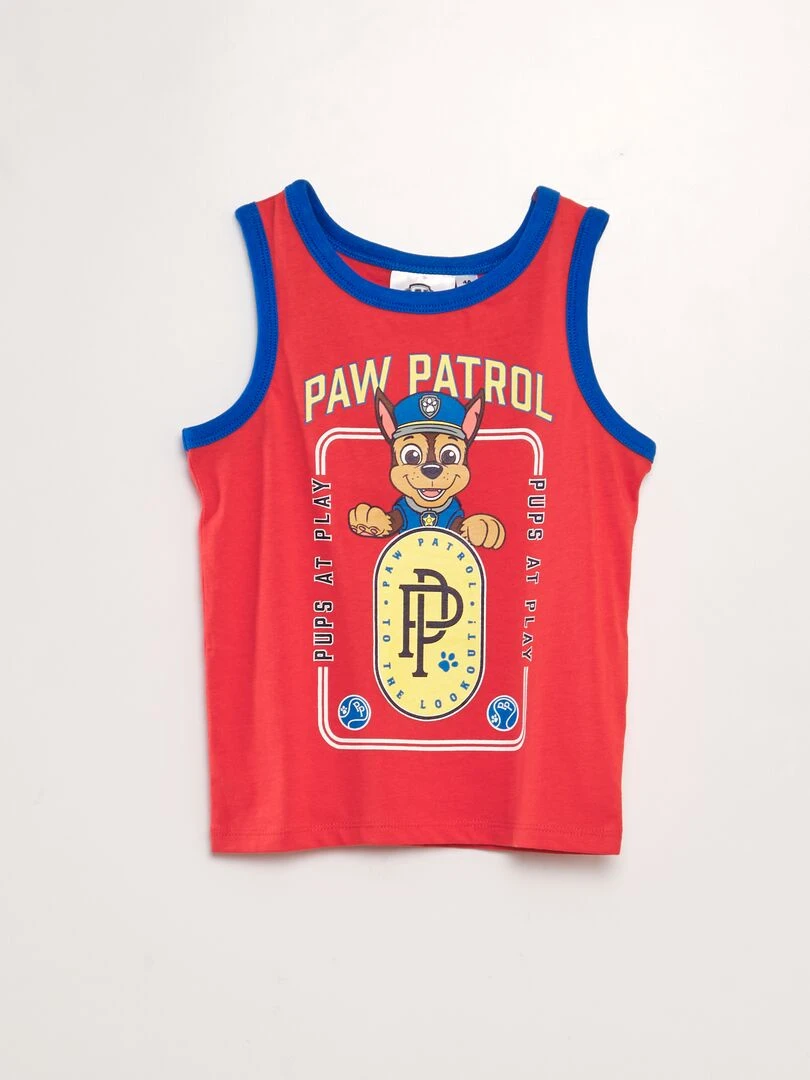 Débardeur 'Pat'patrouille' Rouge