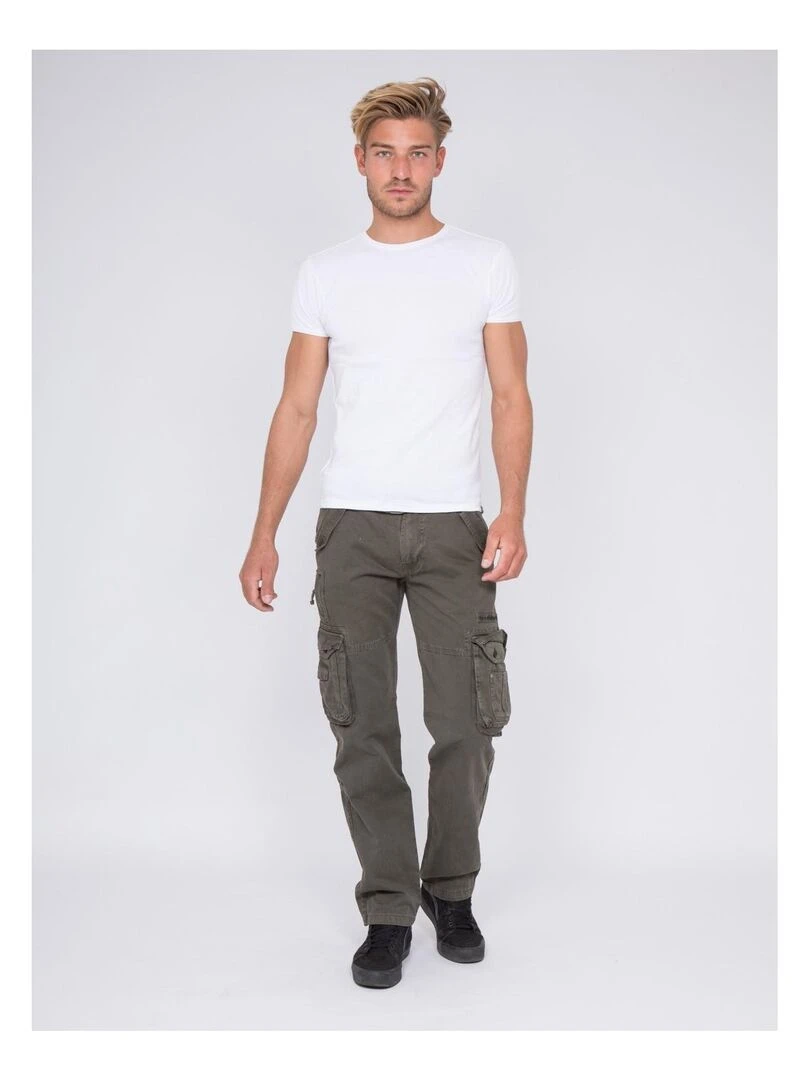 Pantalon battle QUANTO II   Gris foncé