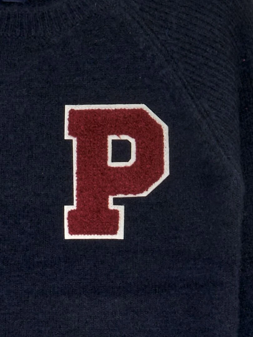 Pull en maille Bleu