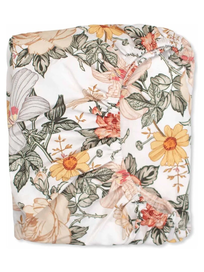 Drap housse en coton Néo Vintage Multicolore