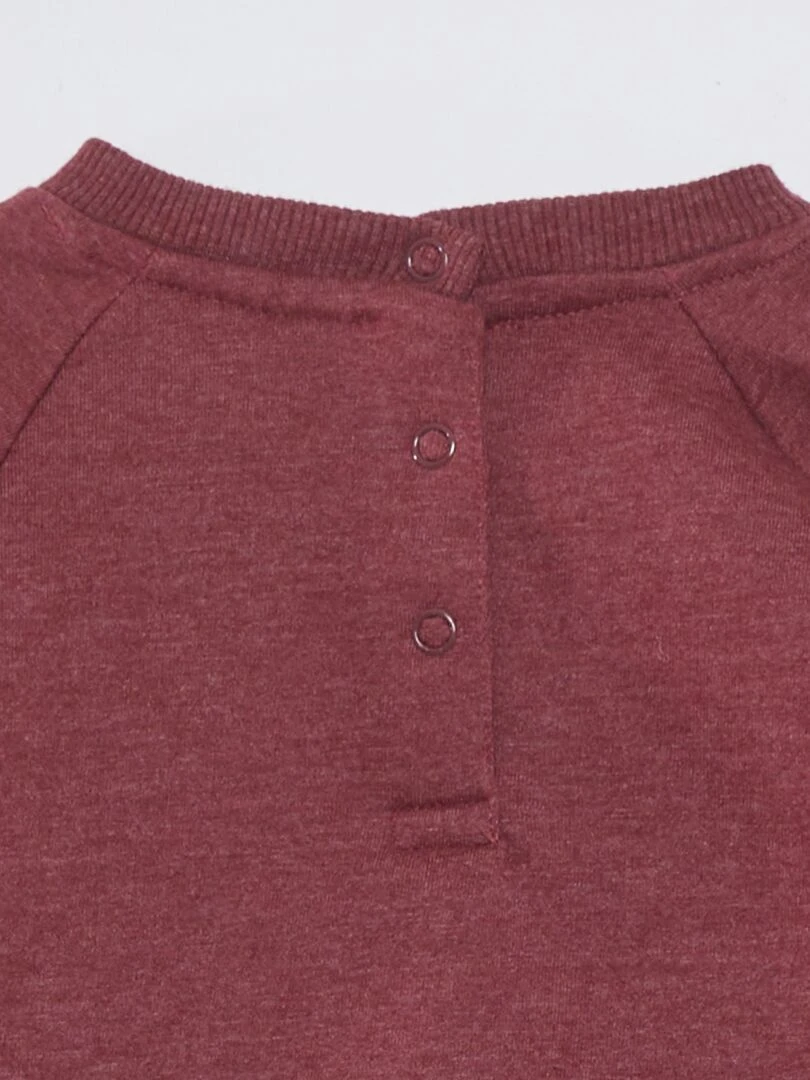 Sweat en molleton 'AC/DC' Rouge