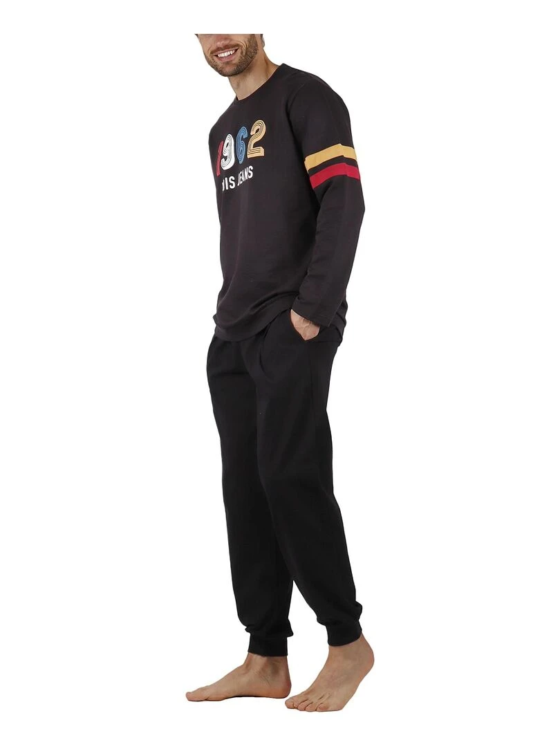 Pyjama pantalon et haut Felpa Mexico Lois   Gris