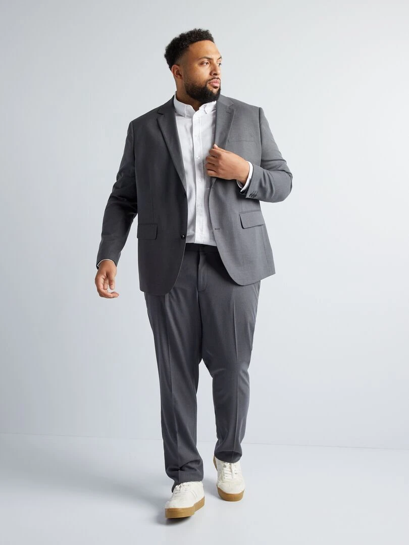 Veste de costume slim Gris