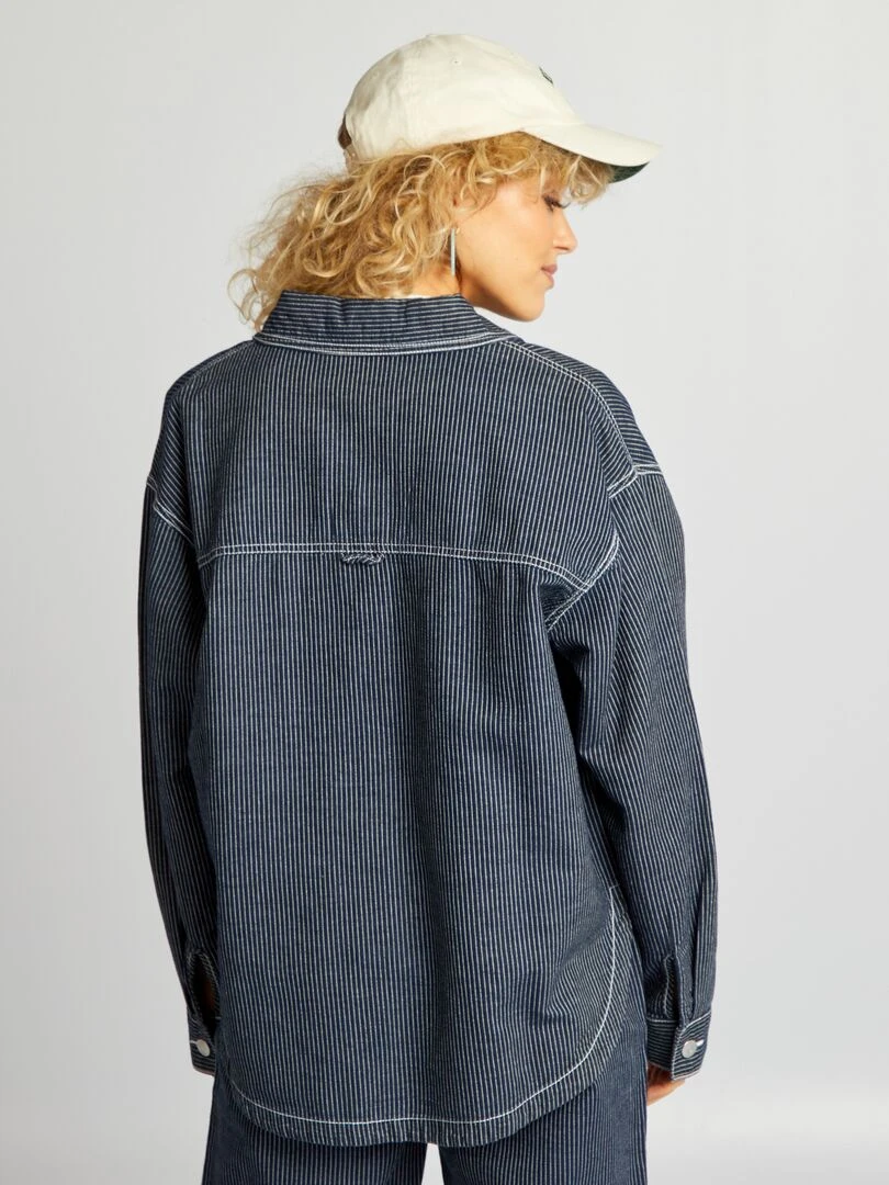 Surchemise à rayures 'JDY'   Bleu
