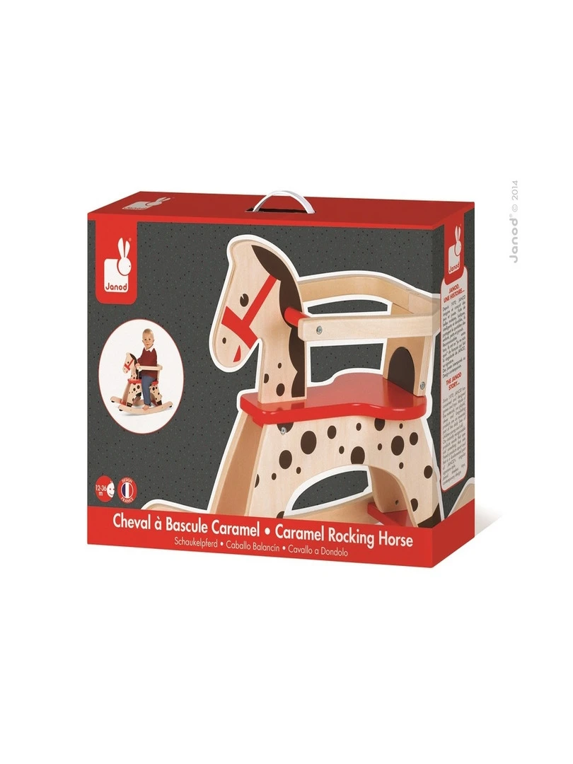 Cheval En Bois A Bascule Caramel N/A