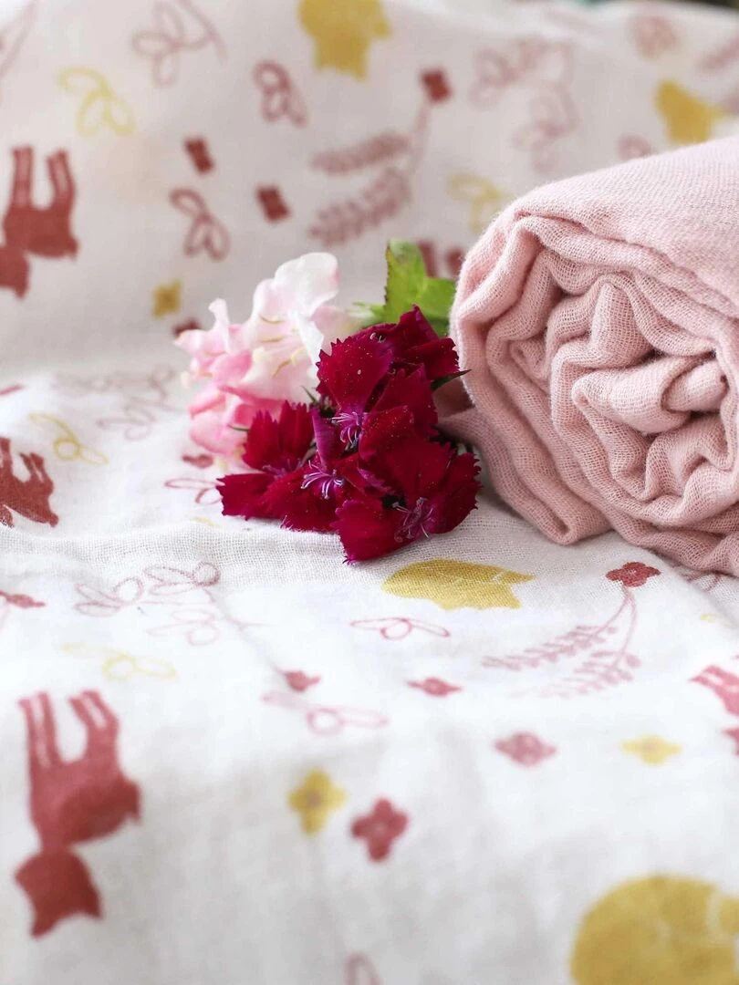 lot de langes Rose