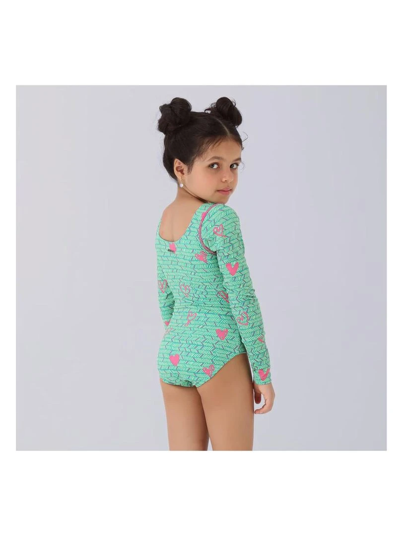 Maillot de bain une pièce fille Deixa o Sol Entrar UPF 50+ UV Line Multicolore