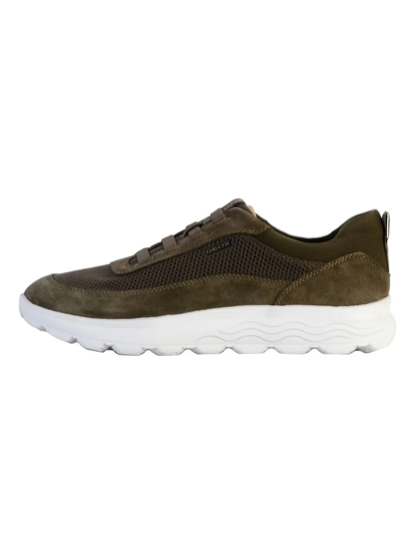 Basket Cuir Geox U Spherica B Vert