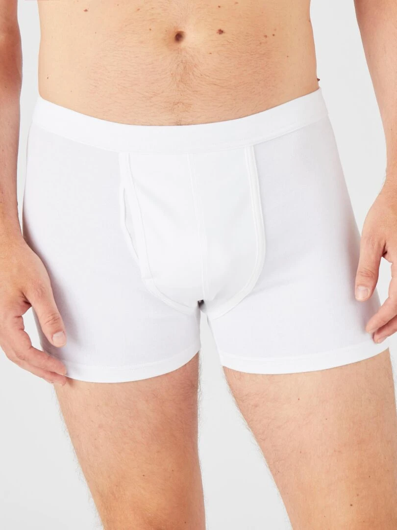 Lot de 2 boxers ouverts Damart Blanc