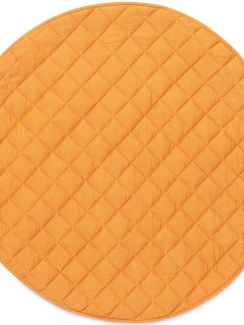 Tapis de jeu nomade 2 en 1 en coton bio Mustard Chai Tea Jaune
