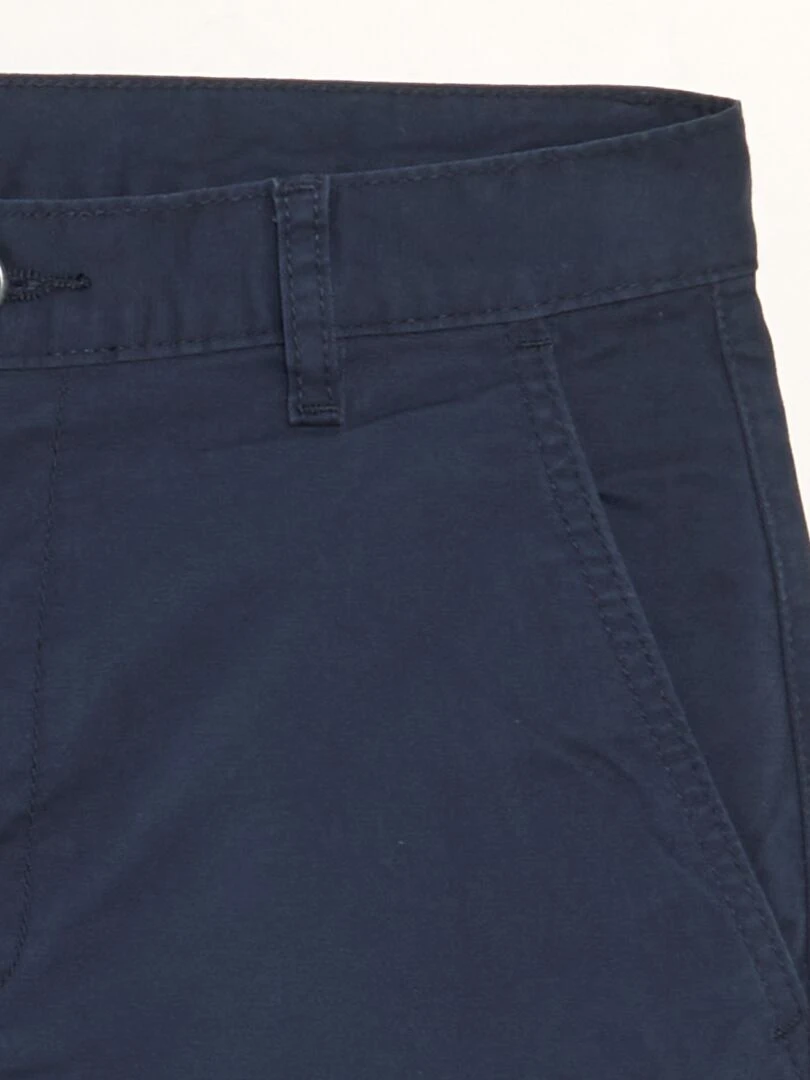Bermuda chino uni   bleu marine