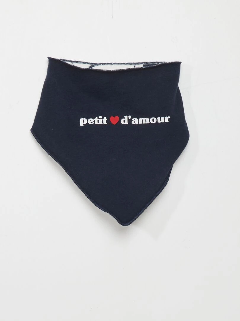 Set dors bien + body + bavoir   3 pièces   Blanc/marine