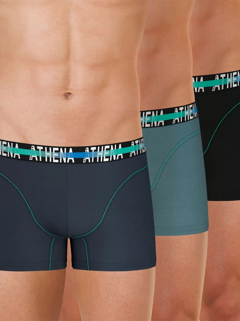 Lot de 3 boxers homme Endurance 24h Gris