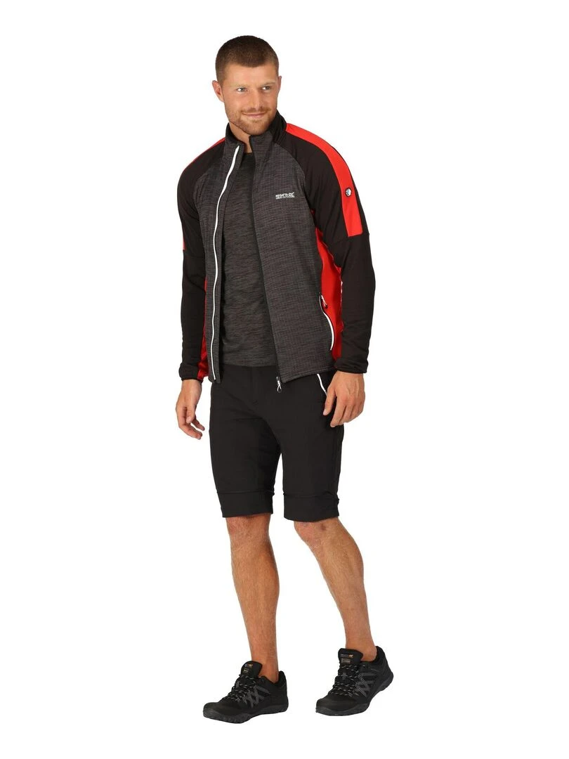 Regatta   Veste polaire HEPLEY   Gris Rouge