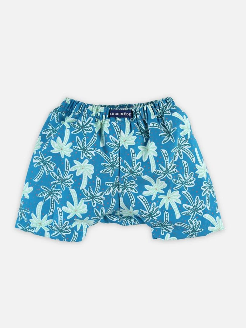 Maillot short Double protection Archimède Bleu