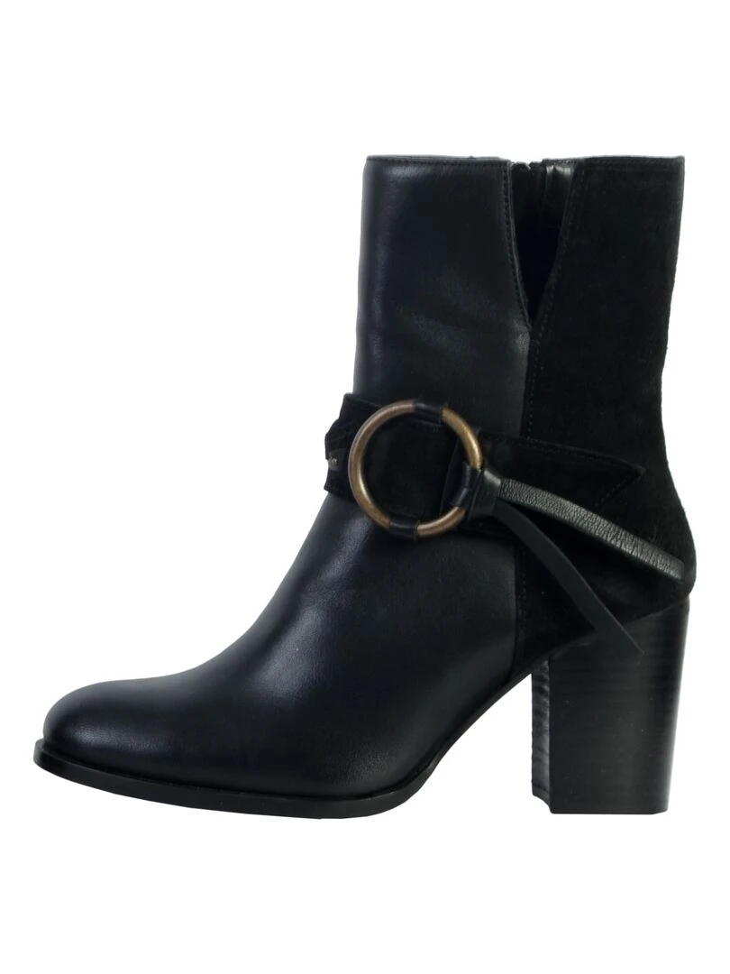 Bottes Cuir Kaporal Percy Noir
