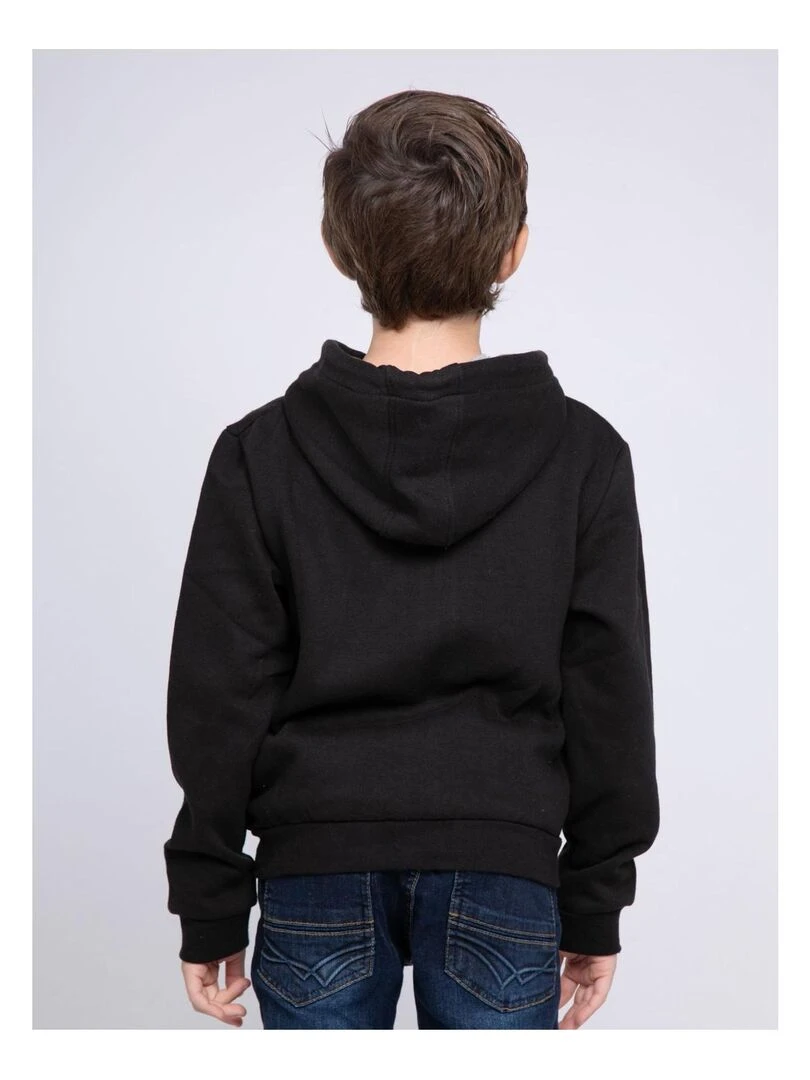 Sweat zippé capuche WAMIN J Noir