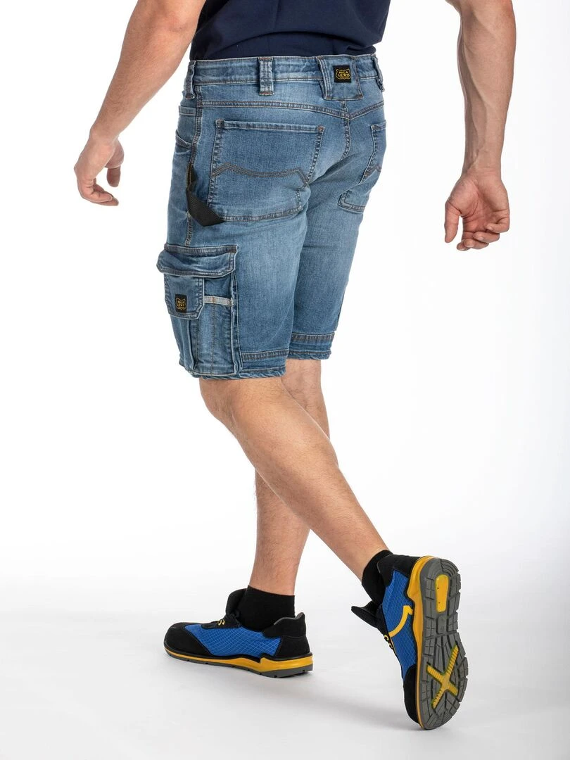 Bermuda de travail multi poches denim stretch DENIM 'Rica Lewis'   Bleu