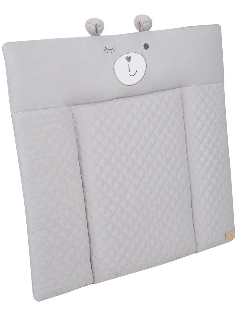 ROBA Matelas À Langer "roba Style" Avec Visage D'ours 85x75 Gris Gris