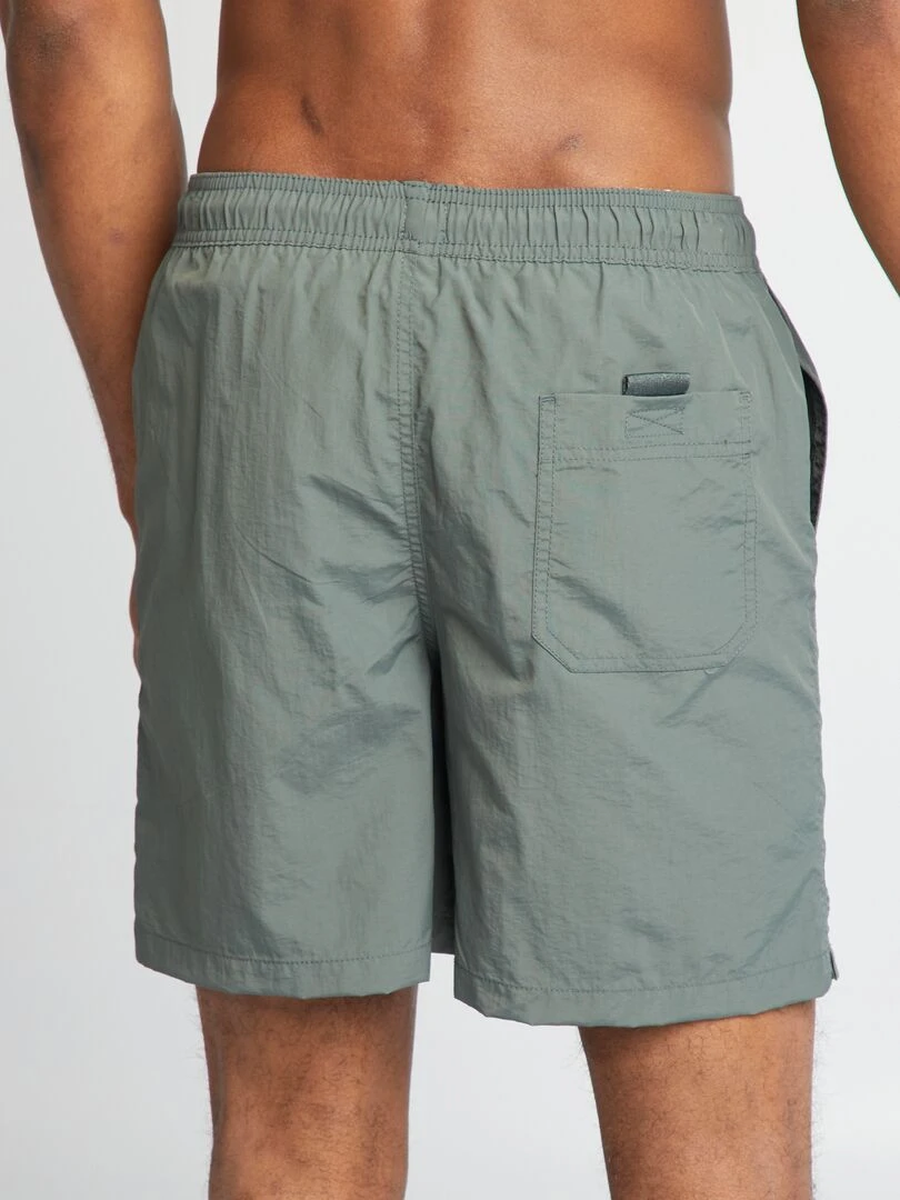 Short de bain à poches Vert kaki