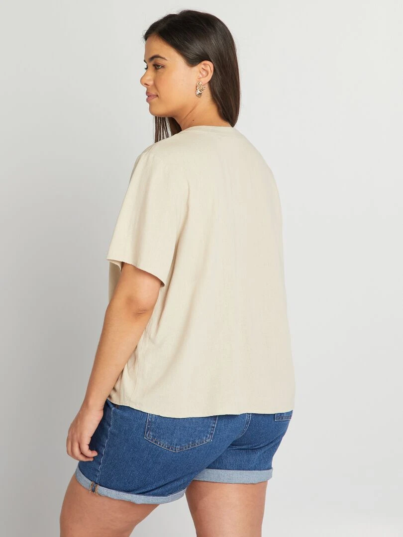 Blouse fluide 'Vero Moda'   Beige
