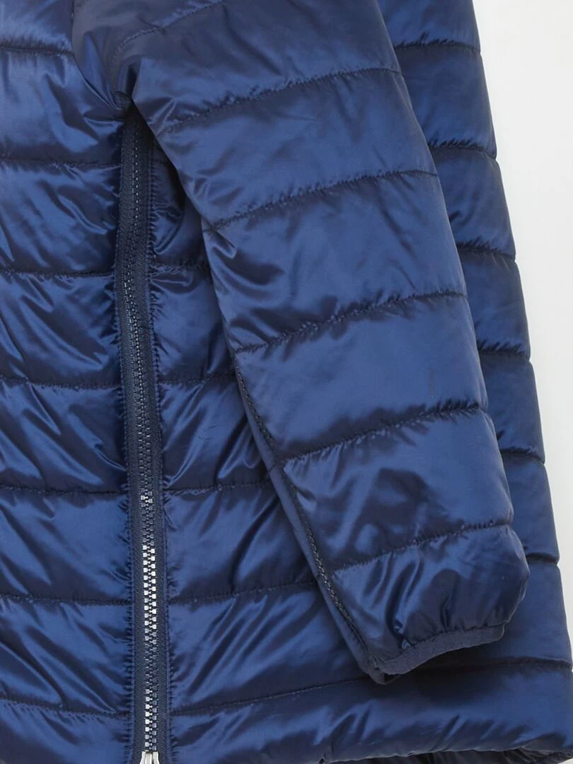 Doudoune matelassée à capuche   So Easy   Bleu marine