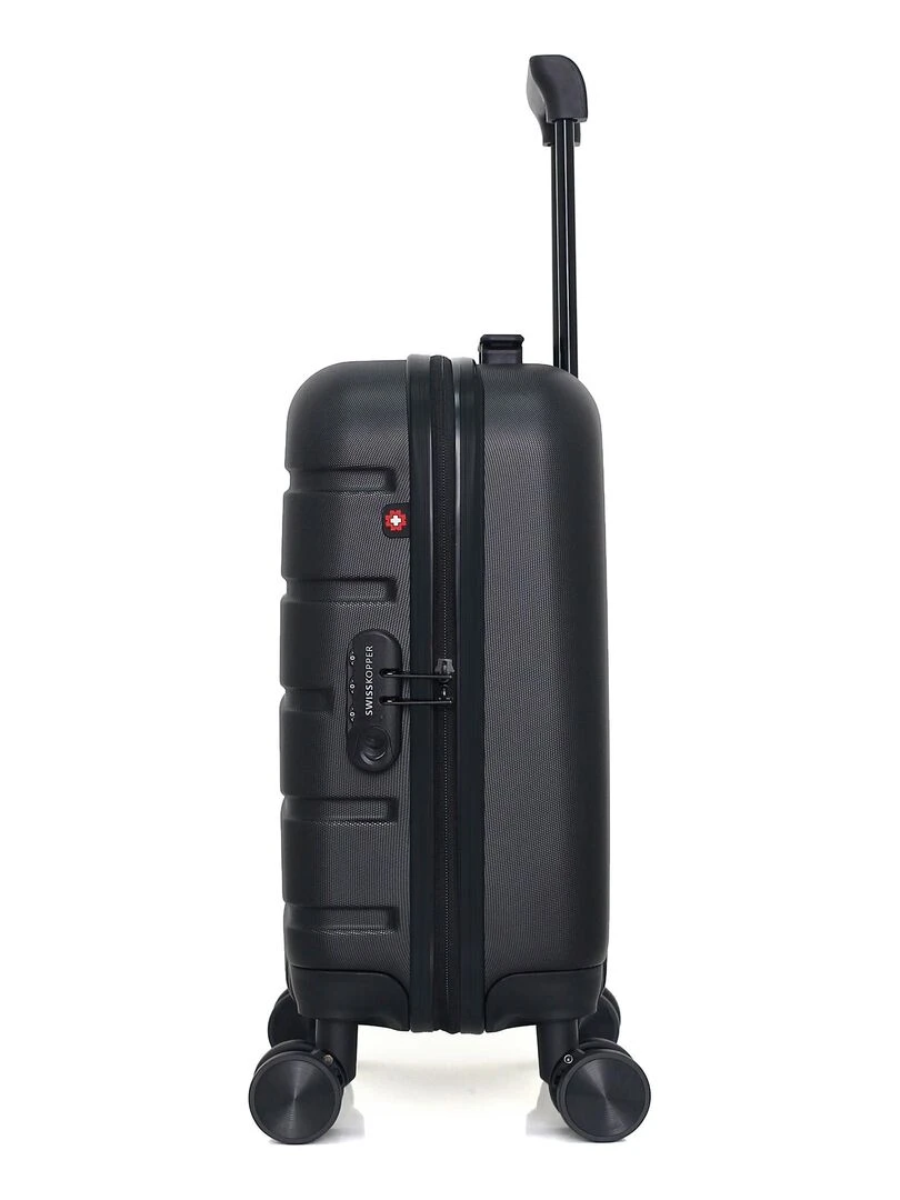 SWISS KOPPER   VALISE CABINE XS AIGLE 4 ROUES 46 CM   Noir