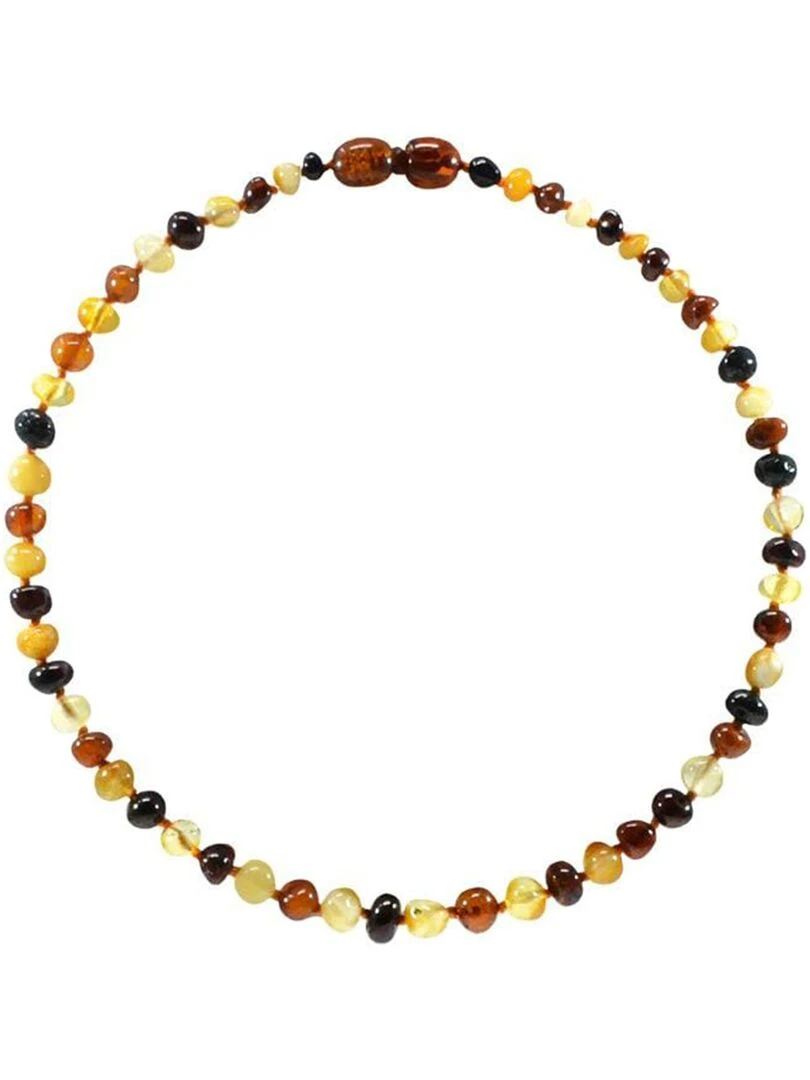 Collier Pour Bébé Ambre Multicolore Multicolore