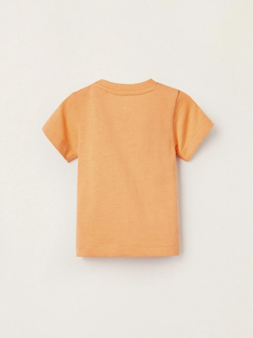 T shirt à manches courtes pour nouveau né 'Sea Resort' manches courtes NATURE TAKEOVER Orange clair