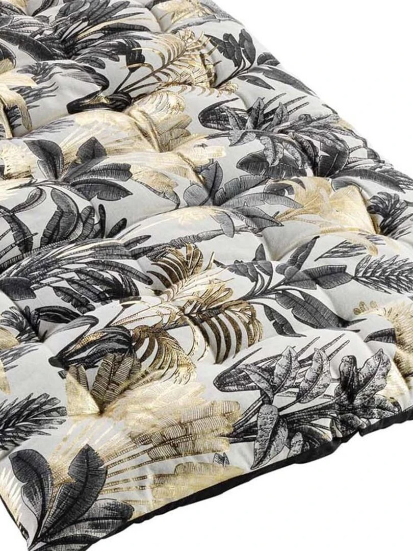 Matelas de sol 60x120 cm métallisé Karaba coton Gris