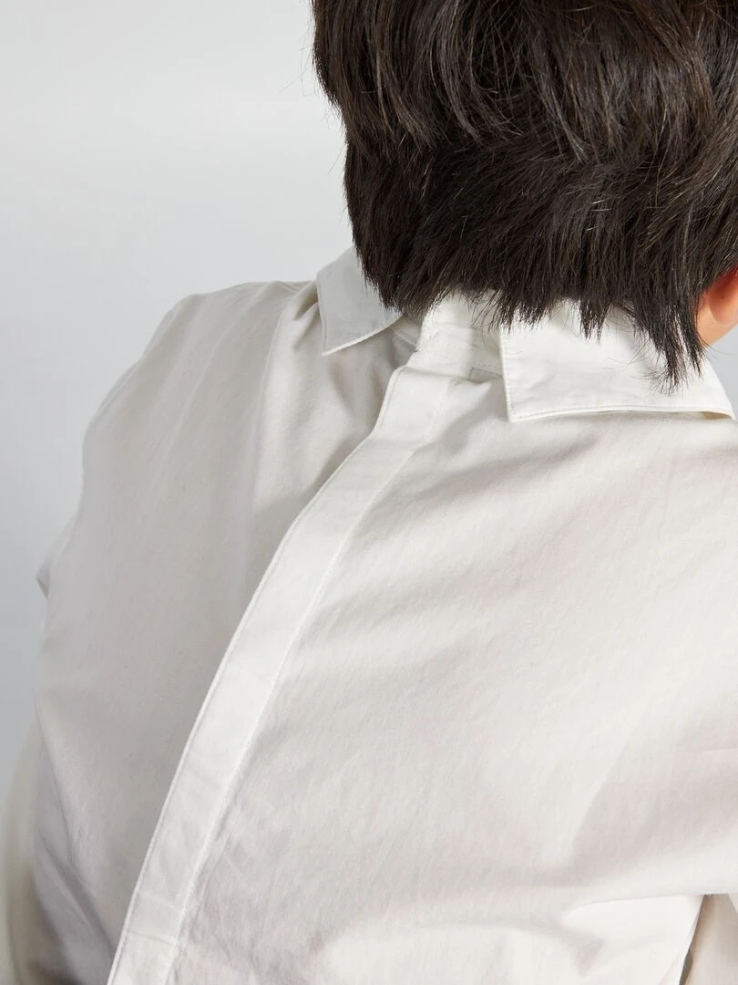 Chemise en popeline   So Easy   blanc
