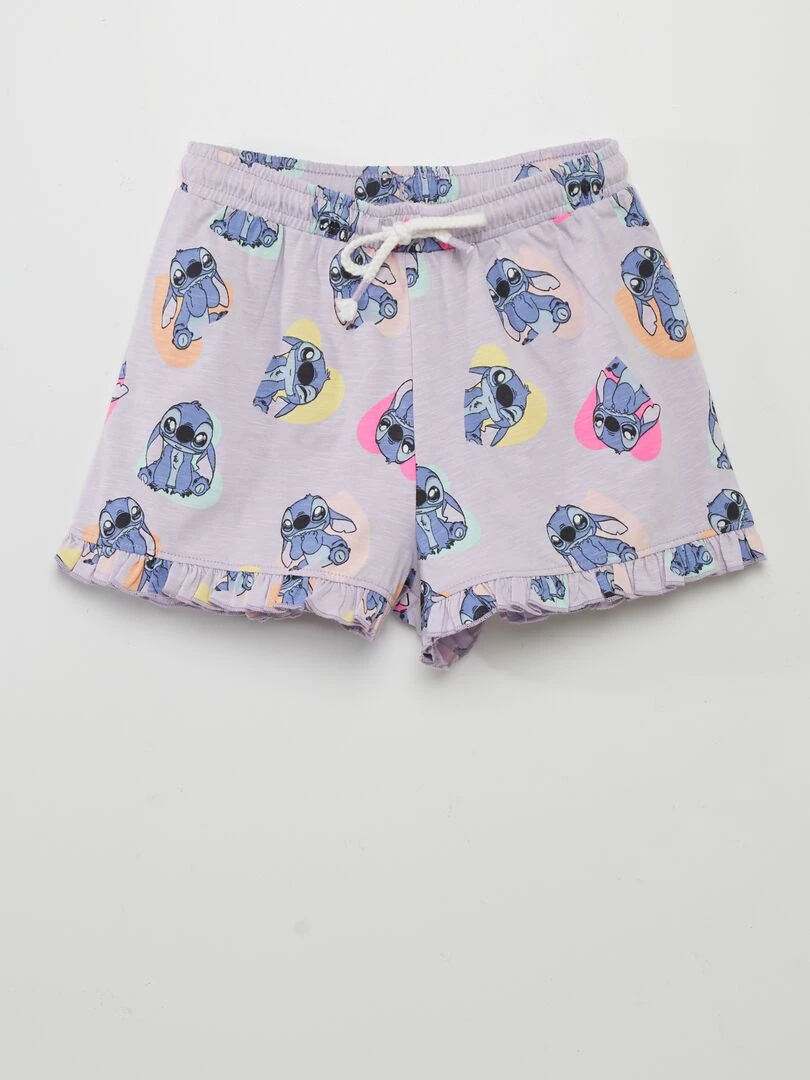 Ensemble top + short 'Disney'   Blanc