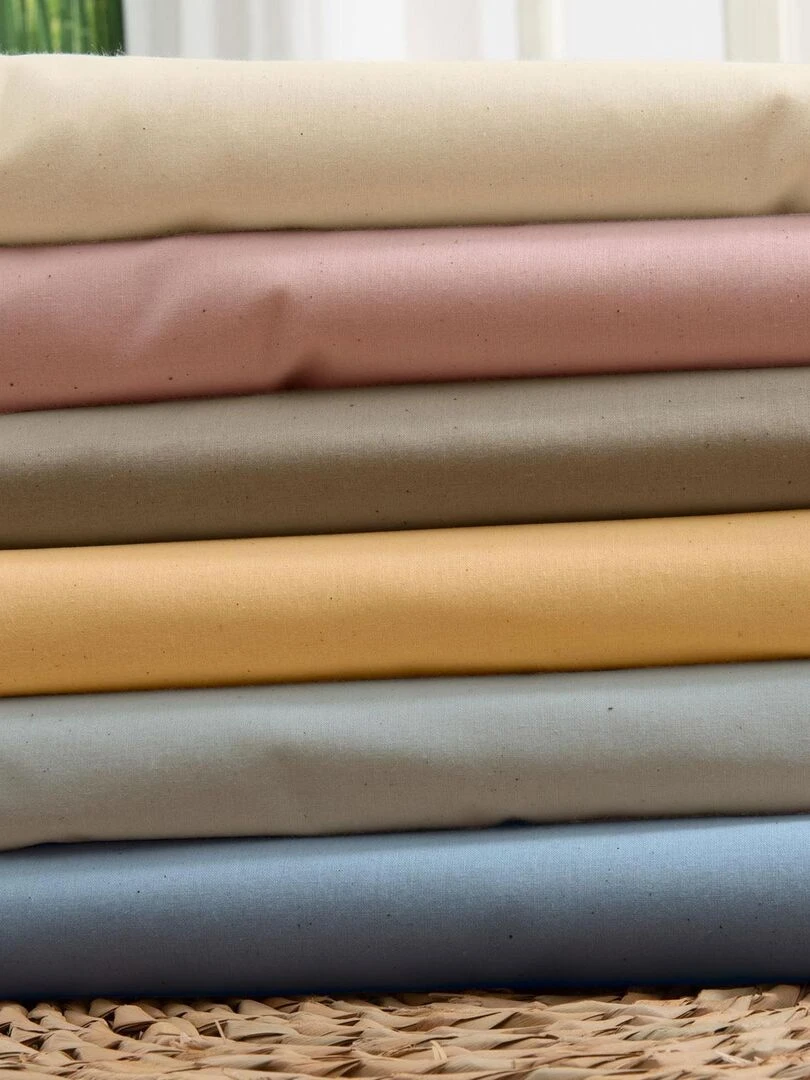 Housse de couette en coton biologique   Jaune