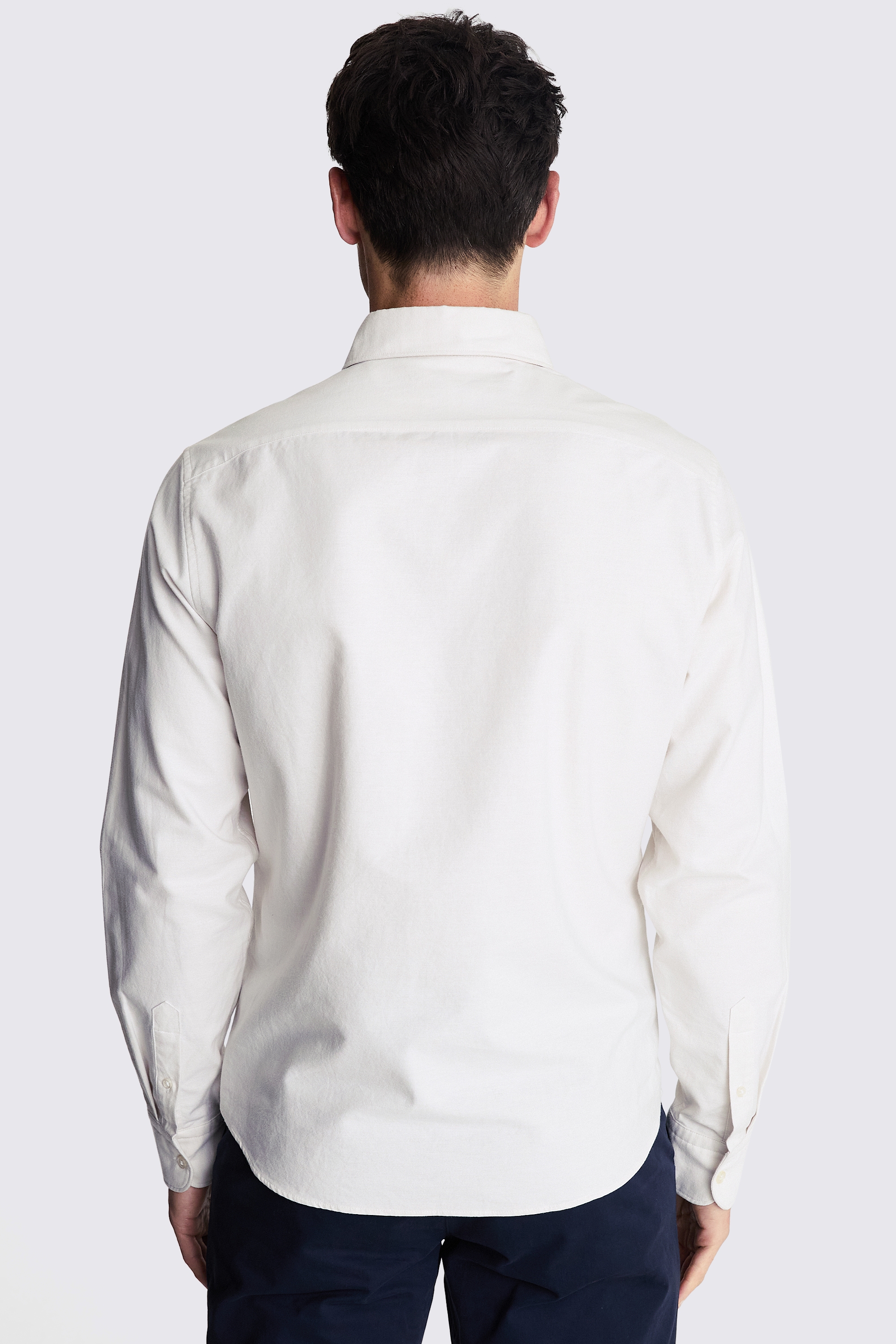 Ecru Washed Oxford Shirt   Buy Online at Moss