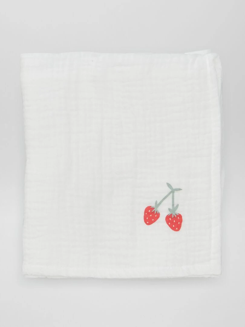 Lot de 3 langes   Rouge