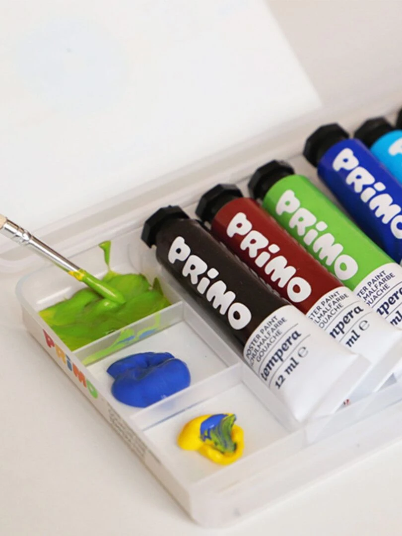 8 tubes de peinture gouache 12 ml   N/A