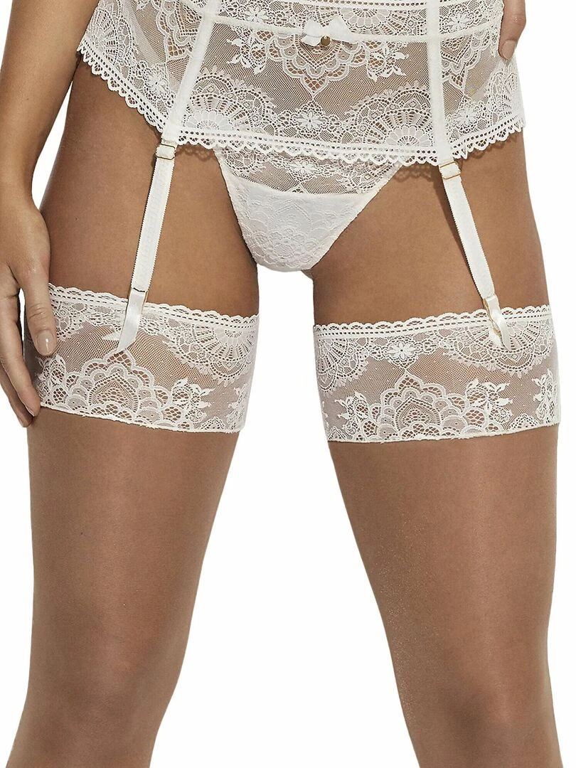 Bas autofixants Penelope Mariage Beige